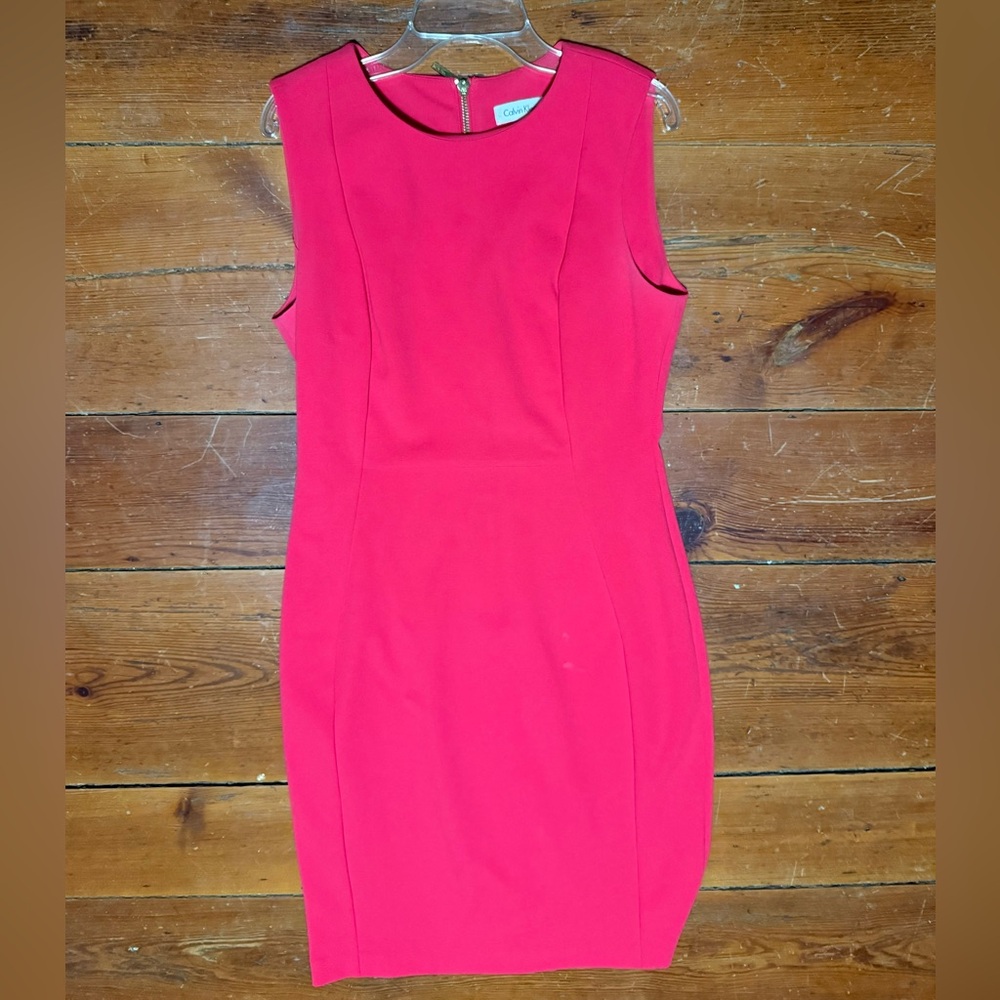 Calvin Klein Vibrant Red Mini Dress